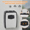 Fayleeko Portable Key Lock Box, Lock Box Wall Mounted for