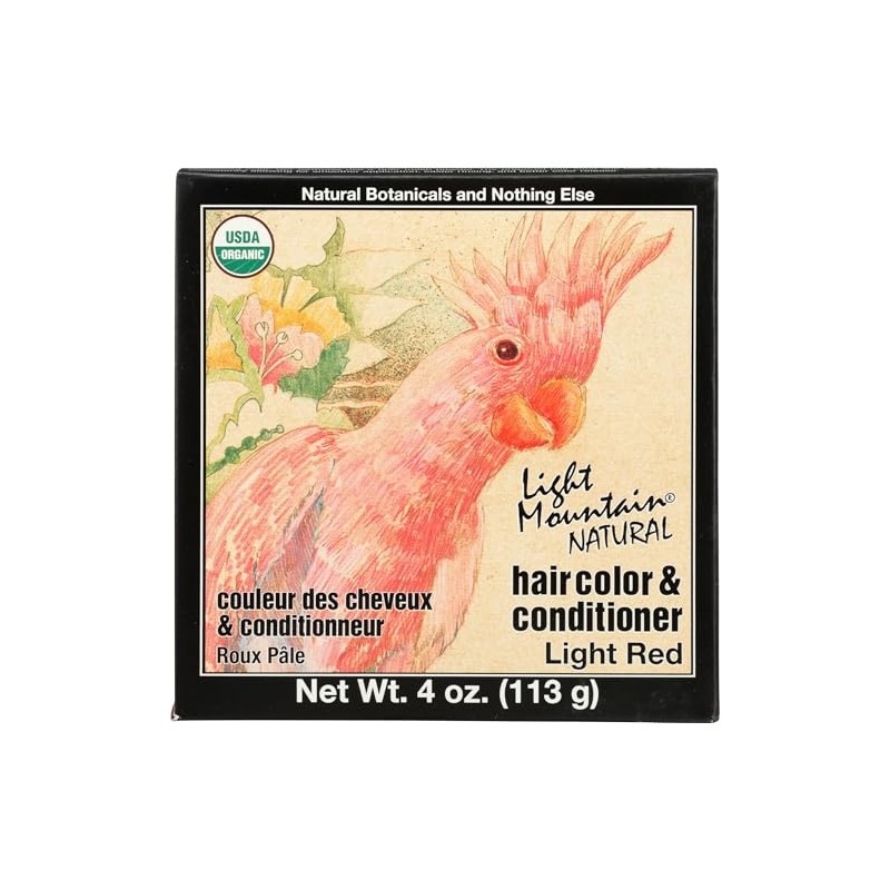 Hair Color, Red-Light 4 Oz by Light Mountain