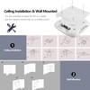 KuWFi AX1800 High Speed WiFi 6 Ceiling Mount Access Point,