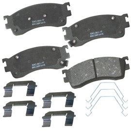 Bendix Premium SBC893 Ceramic Front Brake Pads for Mazda Protege 2003-2001, Protege5 2003-2002