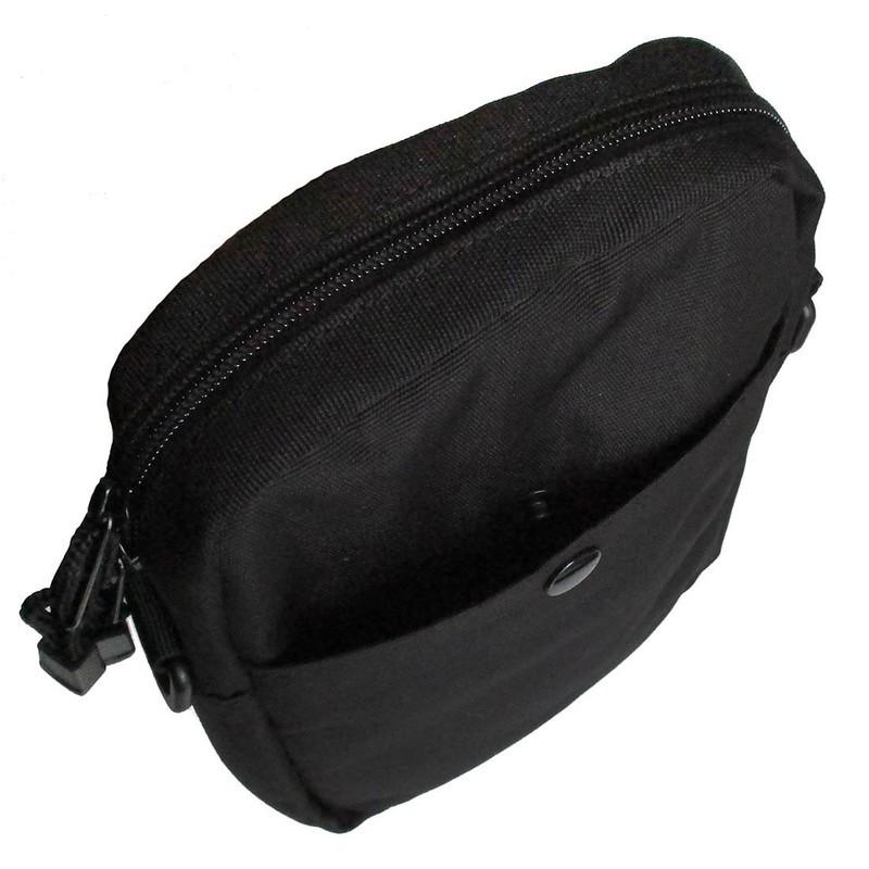 Ben Davis Vertical Mesh Mini Shoulder Bag, Men's, Women's, Black