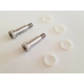 Big Dog OEM Foot Peg Shoulder Bolt & Washer Kit - 2004-18 (Main or Passenger)
