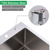 VALISY 15x20 Inch Bar Sink Drop In, Topmount Small 16