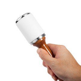 WUTA Leather Carving Hammer, 460 g Nylon Hammer with Wooden Handle, Rubber Hammer, DIY Tool for Leather Craft Punch