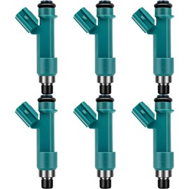 KFKGF 6PCS Fuel Injector for Toyota for 4Runner 2003-2009 for Toyota for FJ Cruiser 2007-2009 for Toyota for Tacoma 2005-2015 for Toyota for Tundra 2005-2011 - 23250-31010 Fuel Injector Kit 12 Holes