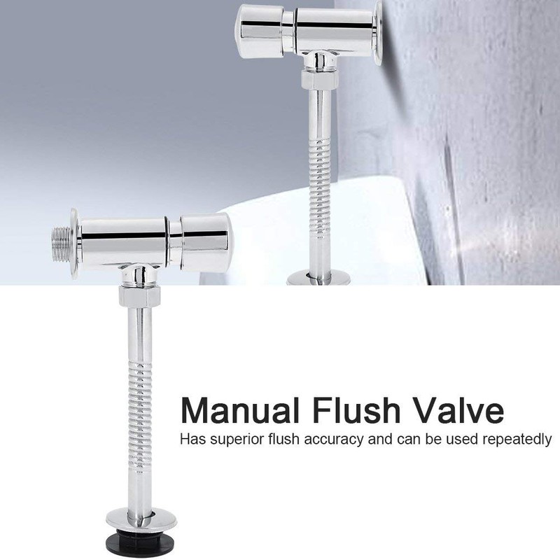 Urinal Flush Valve, Durable Zinc Alloy Flush Valve Bathroom Toilet