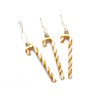 Pack of 6-13CM Glitter Candy Cane –Christmas Tree Hanging Decoration