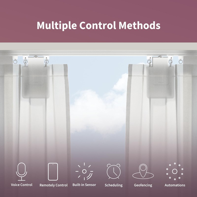 [Upgraded Version] Aqara Smart Curtain Motor E1 (Rod Version, 1