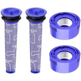 Meiso Paquete De 4 Filtros Para Dyson V7, V8 Animal Y V8 Absolute