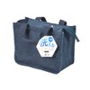 Pearl Metal D-6802 Insulated Lunch Bag, Square, PEVA, Washable, Blue