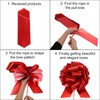 sourcing map 20pcs 6 Inch Metallic Large Big Pull Bow