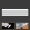 Powrocket Linear Bar Air Grille 24" X 6", Aluminum Air