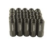JDMSPEED Black 60MM Aluminum Extended Tuner Lug Nuts Replacement for