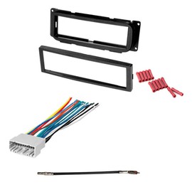 CACHÉ KIT807 Bundle with Car Stereo Installation Kit for 2002 – 2004 Jeep Grand Cherokee – in Dash Mounting Kit, Harness, Antenna Adapter for for Single Din Radio Receivers (4 Item)