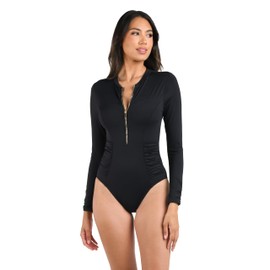 La Blanca Women's Long Sleeve Paddlesuit Black