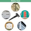 M METERXITY 4-Pack Iron T-Strap Shed Door Hinges, 6 Inch