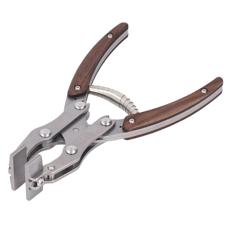 Flat Pliers Wooden Handle Alloy Steel Mouth 38mm Jaw Width