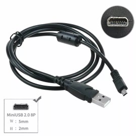 ABLEGRID USB Battery Charger Data SYNC Cable Cord For Olympus SZ-15 VR-370 VG-190 Camera