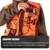 Volein Blaze Orange Hunting Vest with Pocket, Lightweight Deer Hunting