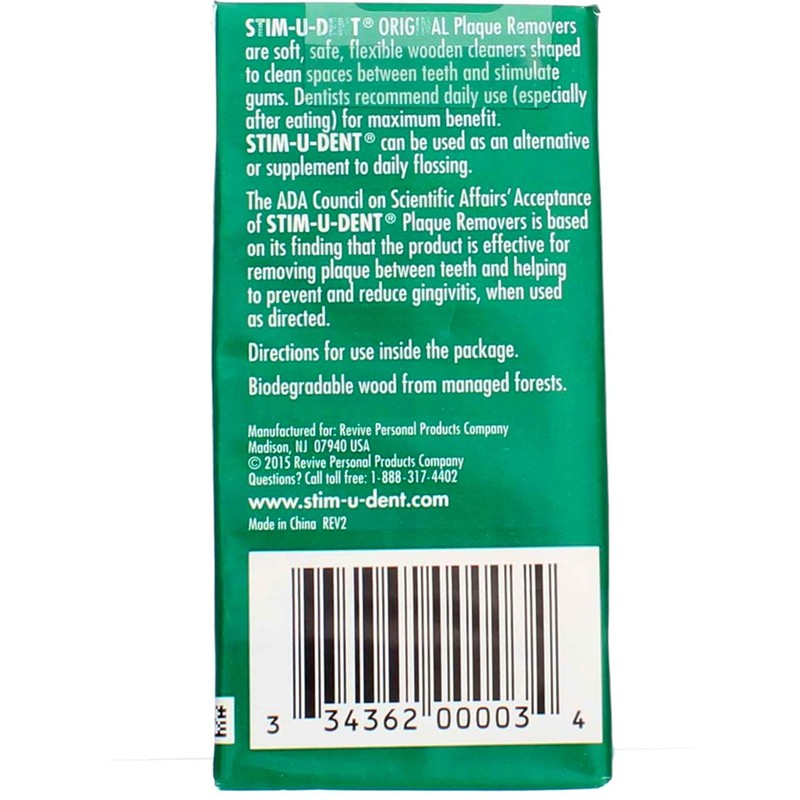 Natural Dentist Stim U Dent Original Mint 4 Packs of