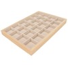 Jewelry Storage Display Trays Multipurpose 24 Grids Jewelry Tray for