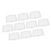 10pcs Disposable Hair Catchers Multipurpose Efficient Quadrate Waterproof Strong Adhesive