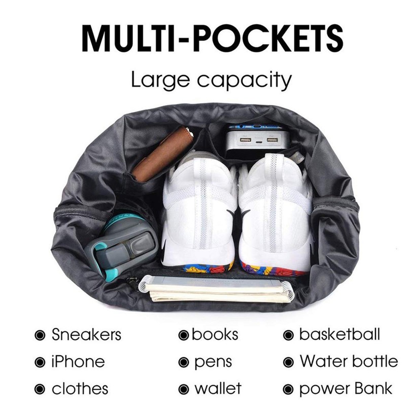 XMRSOY - Mochila con cordón para gimnasio, resistente al agua,