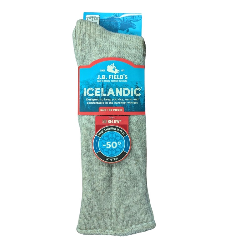 J.B. Field's -50 Below Icelandic Wool Socks for Extreme Cold