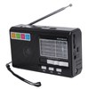Solar Charging Radio Portable Radio with Emergency LED Flashlight Support
