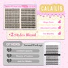 CALAILIS Lash Clusters DIY Eyelash Extensions 276pcs Oversized Packaging Natural