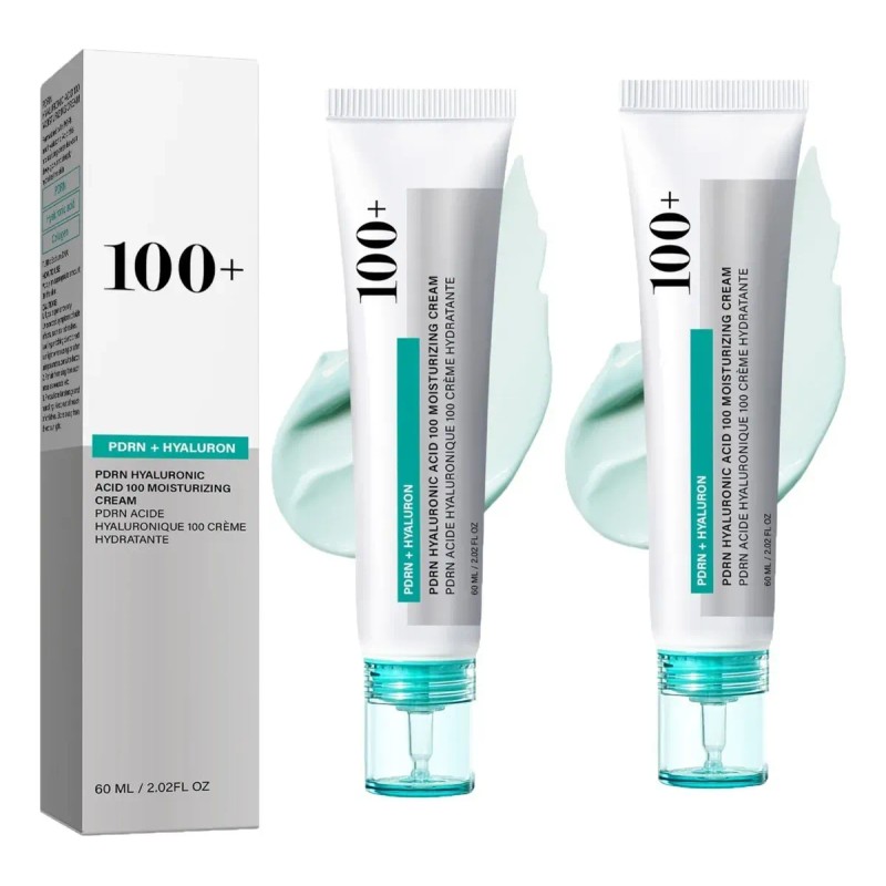 2pcs Crema Facial Hidratante Con Ácido Hialurónico, Pdrn 100