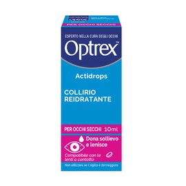 Optrex, Actidrops, Collirio Reidratante, per occhi secchi, 10ml