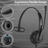 Arama Headset with Microphone for Pc, USB Headset with Mic,