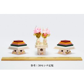 New Ombre Cherry Blossom Ribbon Valance, (Hinamatsugu / Sanpo) (No. 20 Shiraki)