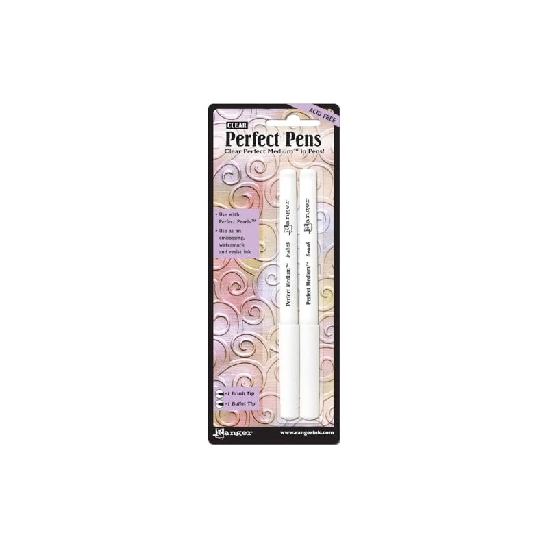 Ranger Perfect Pens Set, 2/Pack, Clear