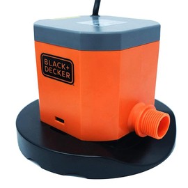 Black+Decker Pool Cover Pump, 800 Gallons Per Hour, Manual Switch