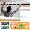 Digital Billet Torpedo Level Protractor ABS 90 Degree Orange