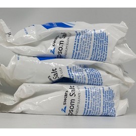 Swan Epsom Salt Magnesium Sulfate 3PK x 16oz Exp 1/27 SALE