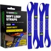 Rhino USA Soft Loop Motorcycle Tie-Down Straps (4PK) - 10,427lb