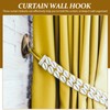 VORCOOL Pair of Swan Style Drapery Curtain Holdbacks Tieback Hooks