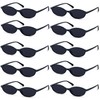 Eyegla Sunglasses Bulk Oval Sunglasses Party Favor 90s Glasses Shades