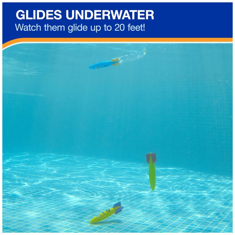 SwimWays Toypedo Bandits Dive Toys, Swimming Pool Accessories & Kids