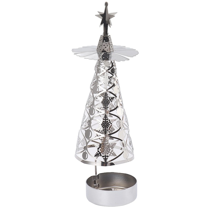 Spinning Candle Holder Rotating Candlestick Set for Romantic Wedding Christmas