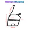 KKZOL Motorcycle Side Saddle Bag Support Rack Replacement for Honda
