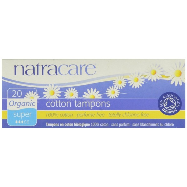 Natracare Tampons Super 20 ct ( Multi-Pack of 5 boxes)
