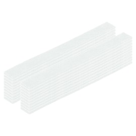 uxcell Felt Strips with Adhesive Backing, 20 Pcs 1/2" x 6" x 0.12" Anti Scratch Furniture Felt Tapes Self-Stick Pads for Protecting Hardwood Floor, White