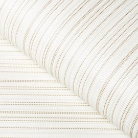 FunStick Papel Tapiz Grueso Blanco Beige Despegar y Pegar Papel Tapiz Moderno de Tela de Hierba con Textura Geométrica para Paredes de Recámara Impermeable Removible Papel de Contacto Beige para
