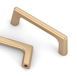 Asidrama 10 Pack 3 Inch(76mm) Champagne Bronze Cabinet Pulls Cabinet Handles Cupboard Handles Kitchen Cabinet Hardware for Cupboard Drawer Handles Dresser Pulls