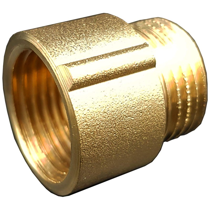 Invena 1/2" BSP (15mm) Pipe Thread Extension Female x Male