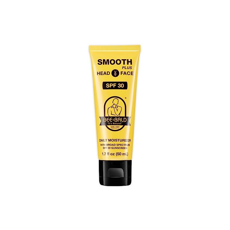 Bee Bald Smooth Plus Daily Moisturizer with SPF 30 Broad